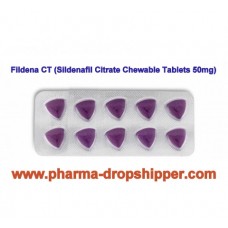 Fildena CT (Sildenafil Citrate Chewable Tablets 50mg)